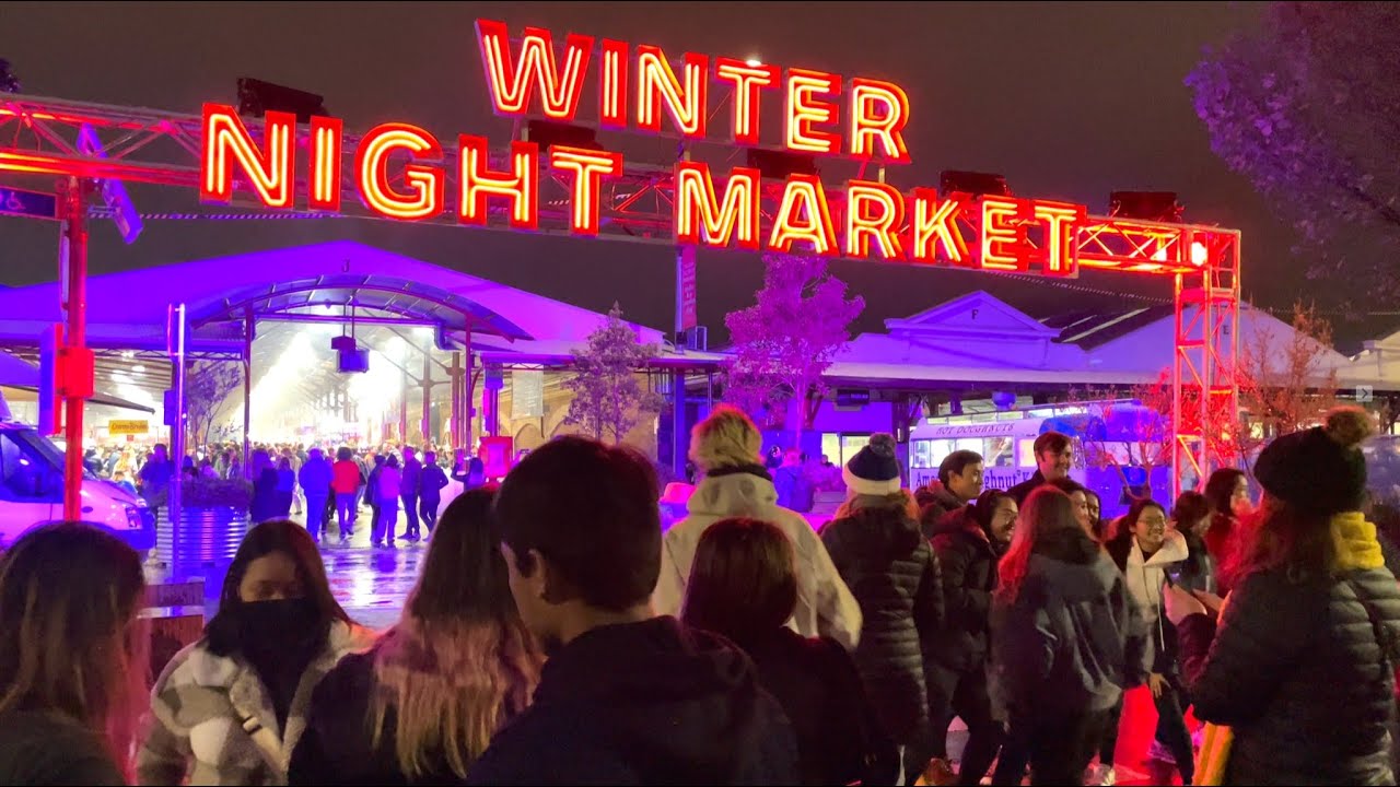 victoria night market melbourne