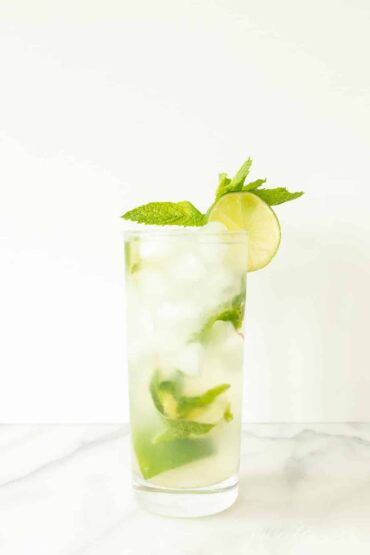 vodka lime mint