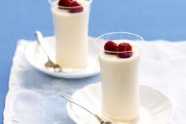 white chocolate coconut mousse