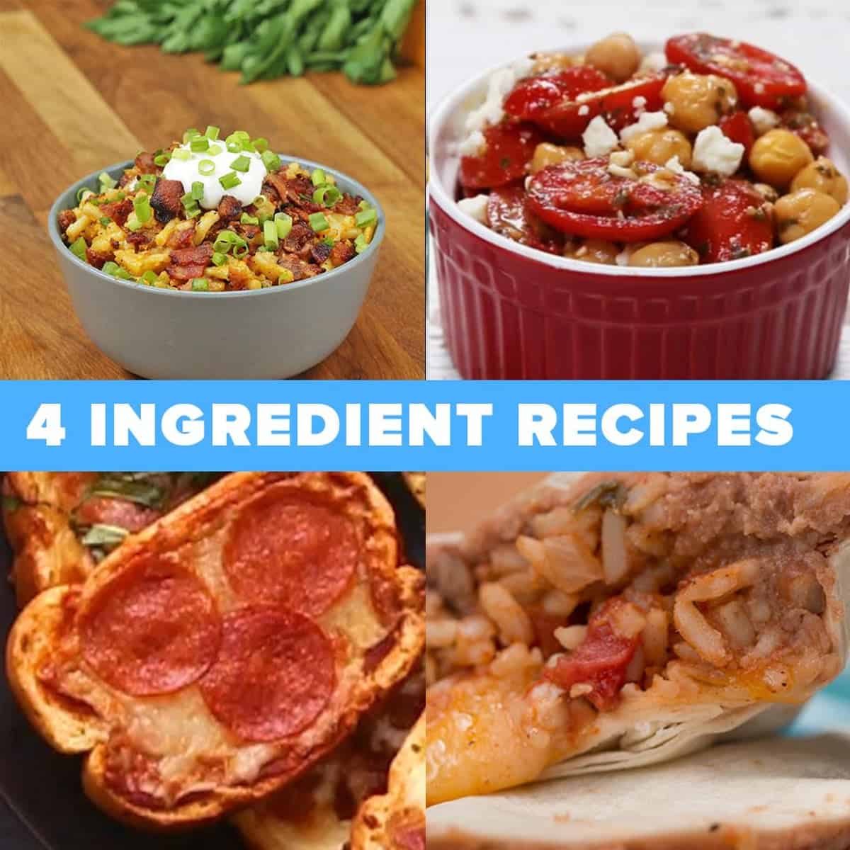 4 ingredient recipes