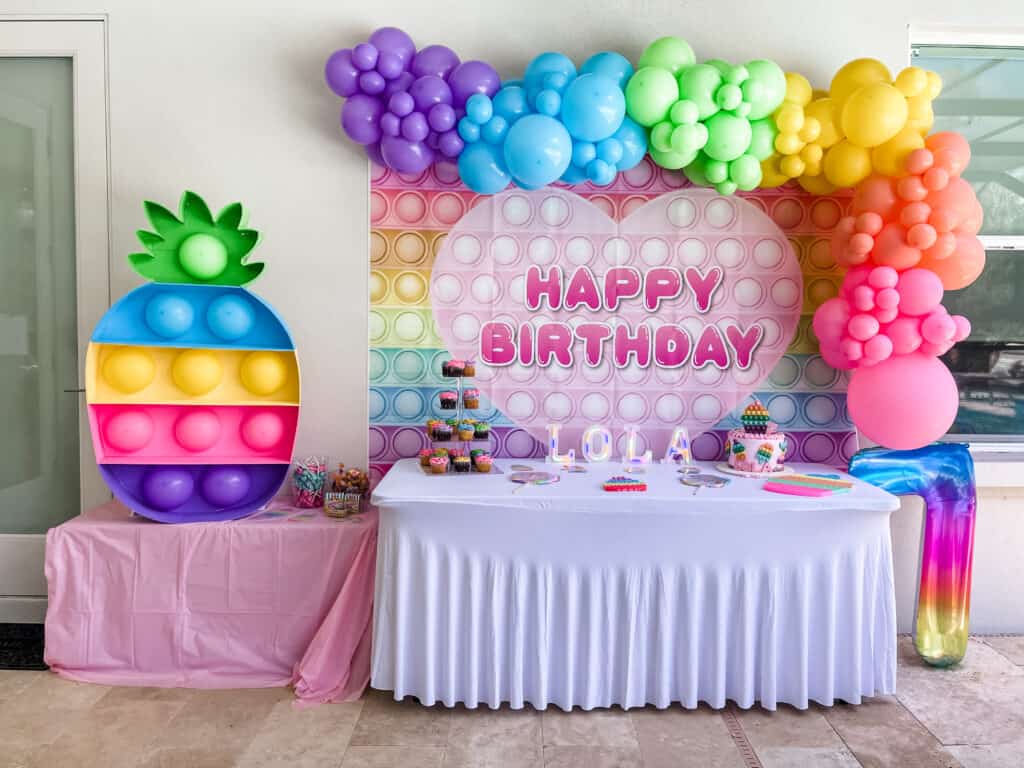 7th birthday party ideas