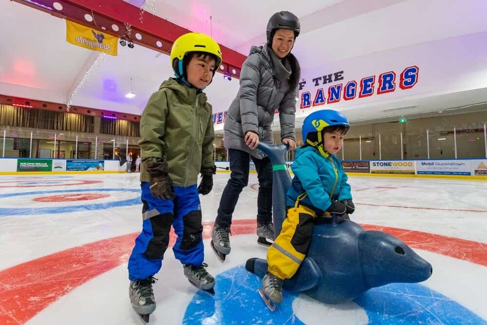 Ice Skating in Queenstown