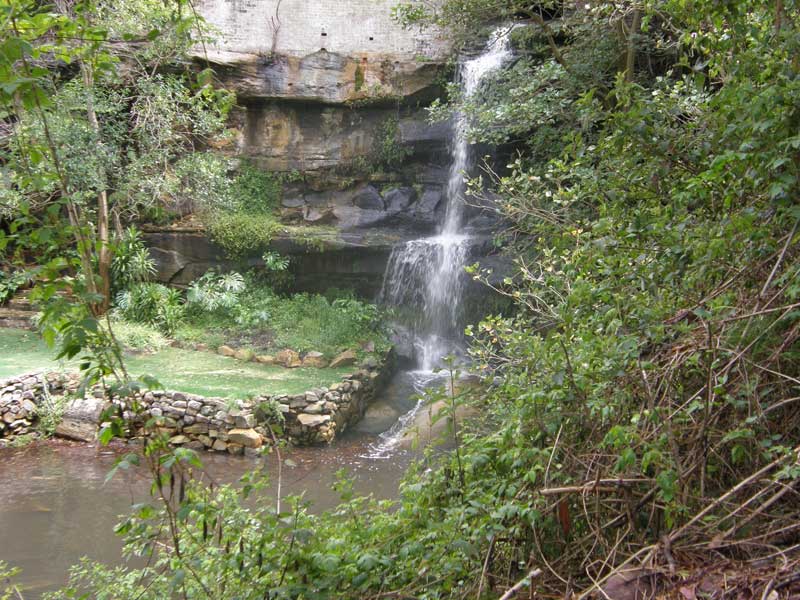 Waterfalls in North Shore Sydney