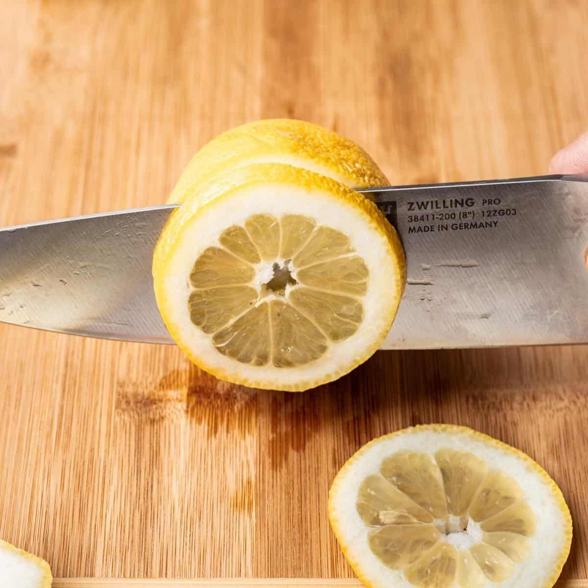 a lemon slice