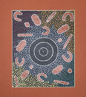 aboriginal dot art painting