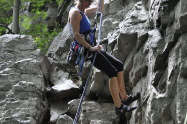 abseiling