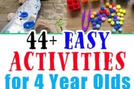 activities for 4 year olds