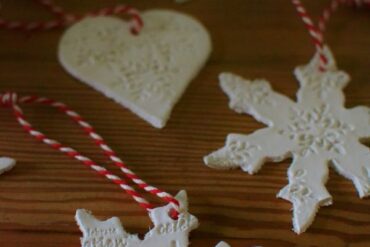 air dry clay christmas decorations