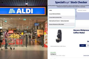 aldi stock check