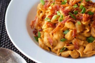 bacon and pumpkin pasta