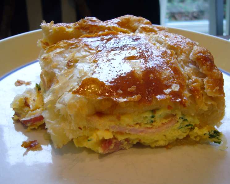 bacon egg pie