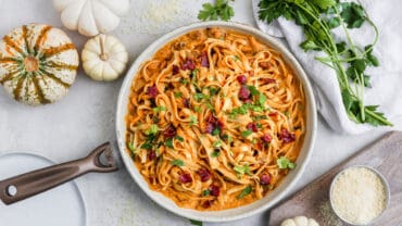 bacon pumpkin pasta