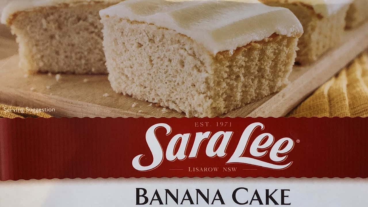 banana cake sara lee