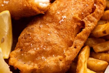 battered fish fillets