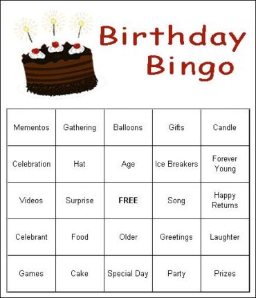 birthday party activities for adults