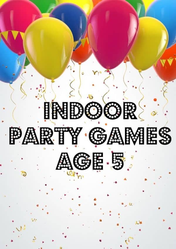 birthday party games for 5 year olds