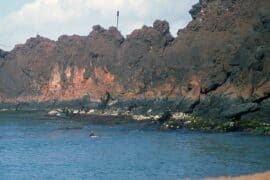 black rocks beach