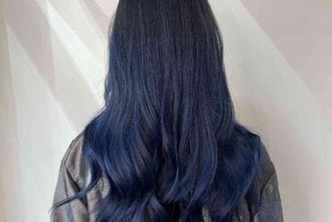 blue black hair