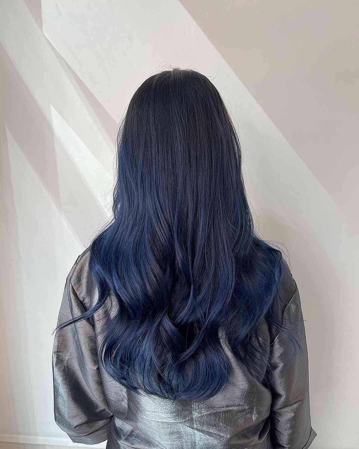 blue black hair