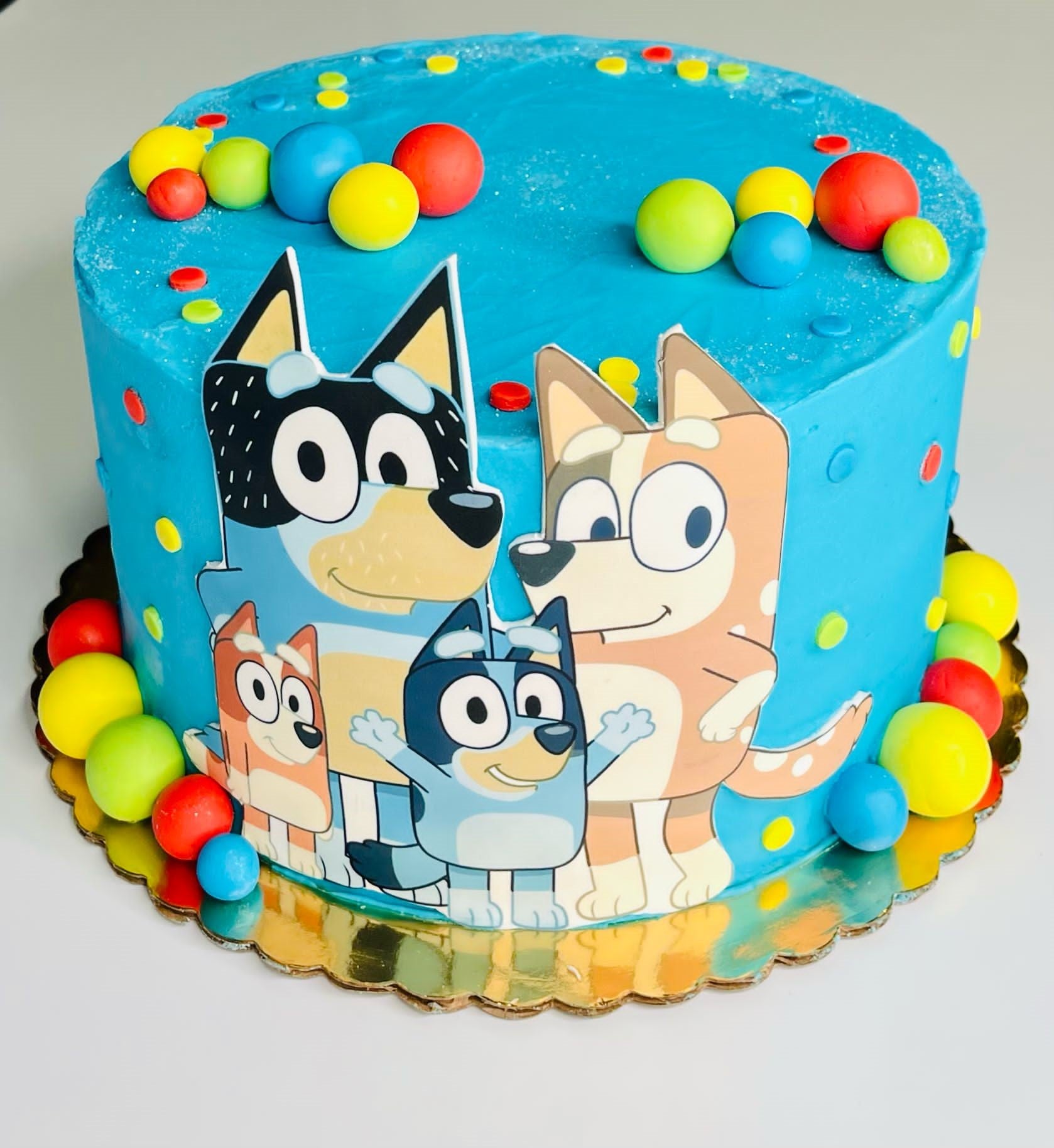 bluey cake