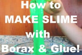 borax for making slime