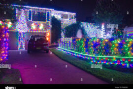 borgnis st christmas lights sydney