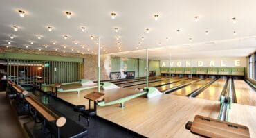 bowling alleys