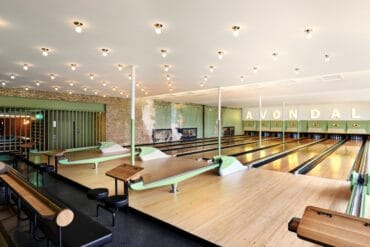 bowling alleys