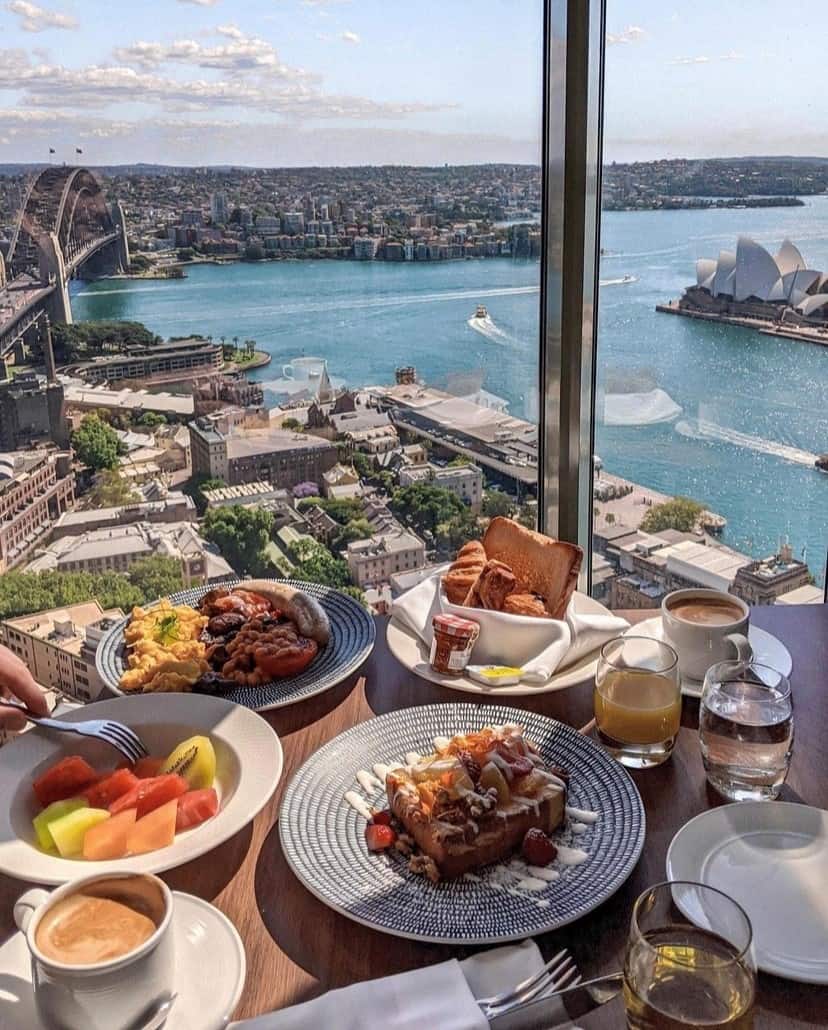 breakfast with a view sydney