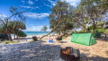 bribie camping