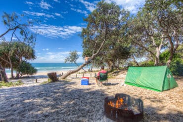 bribie camping