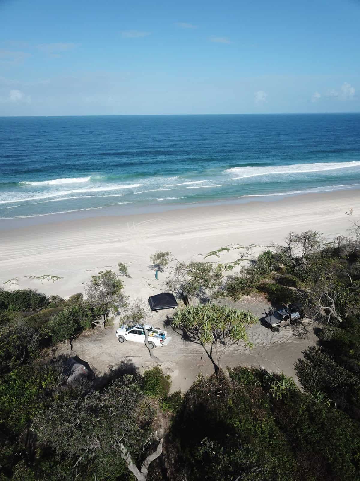 bribie island camping