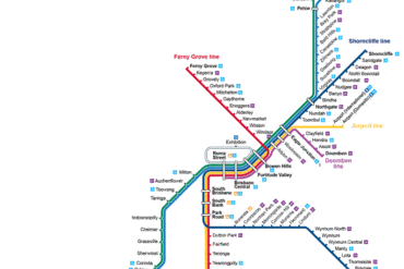 brisbane city train map