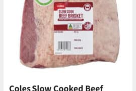 brisket coles