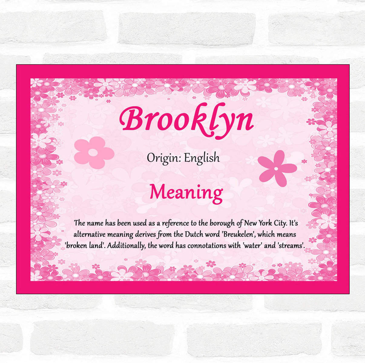 brooklyn name meaning