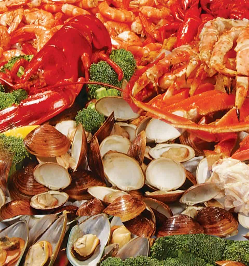 buffets with seafood