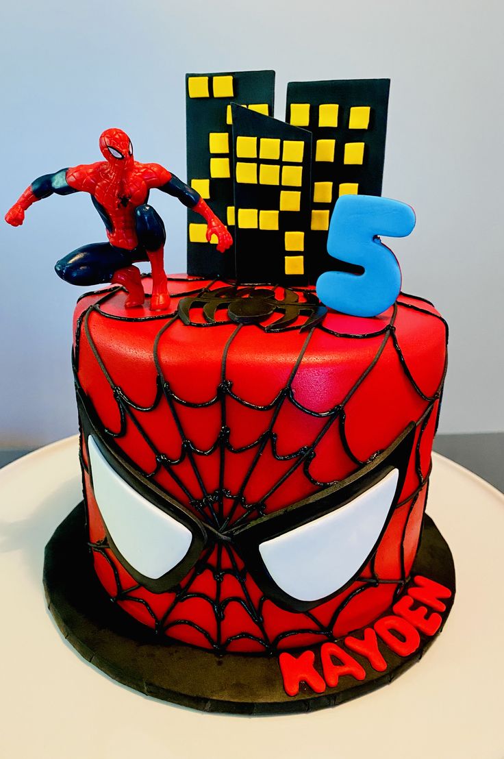 cake spiderman