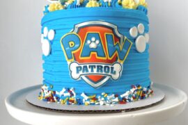 cake with paw patrol