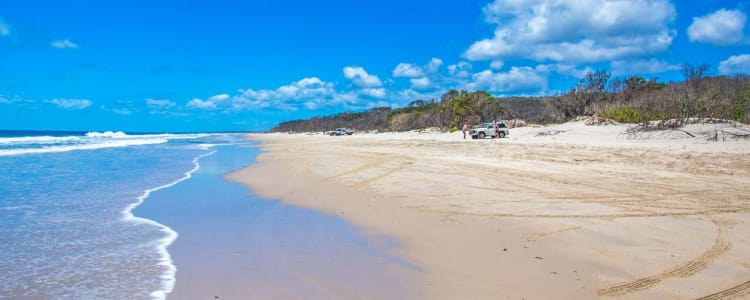 camping at bribie island