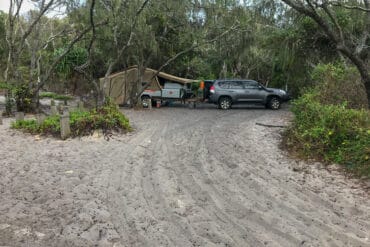 camping in bribie island