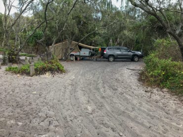 camping in bribie island