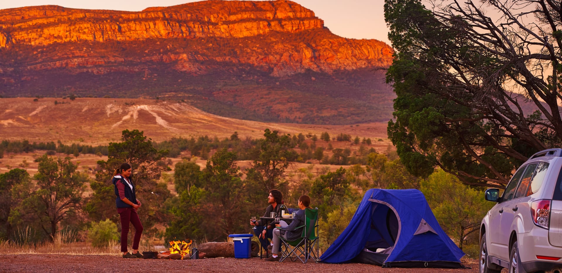 camping in flinders ranges