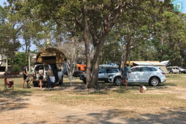 camping moreton island