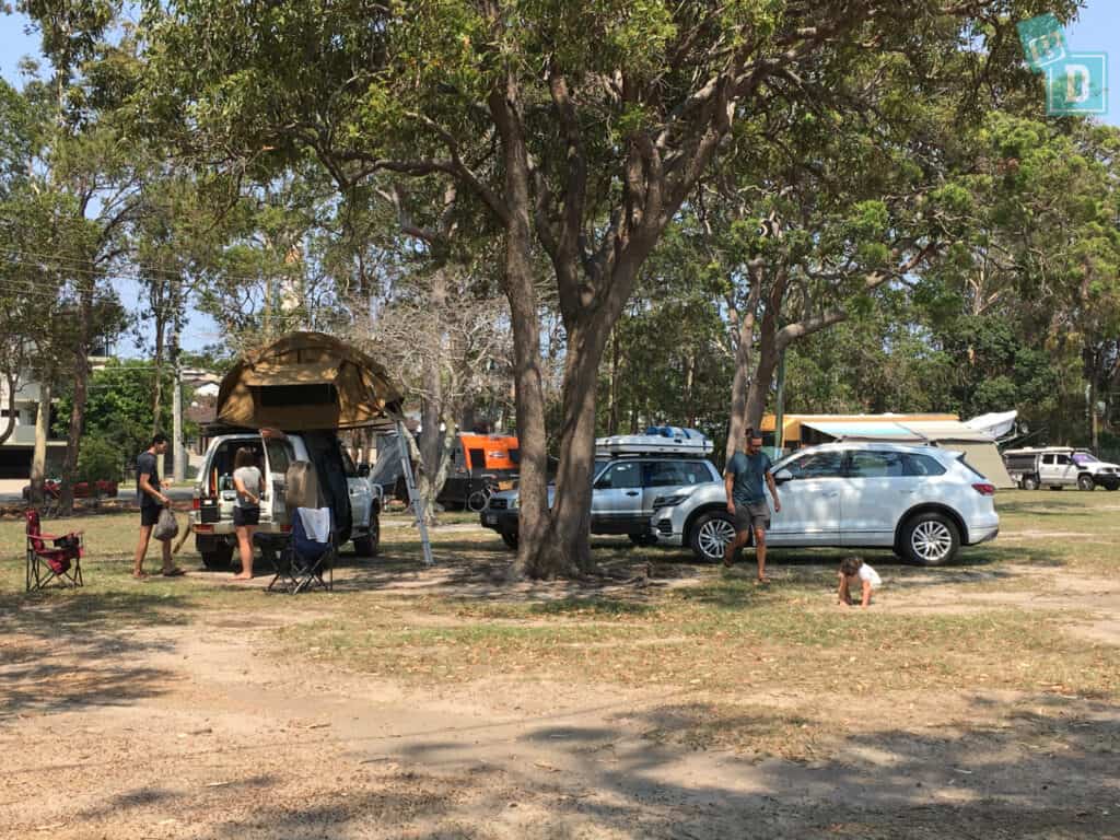 camping moreton island