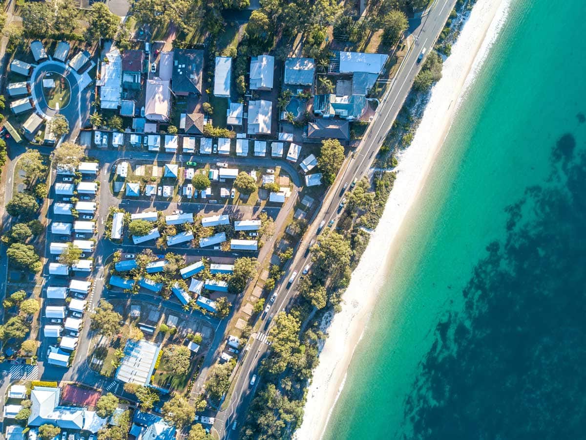 caravan park in nelson bay