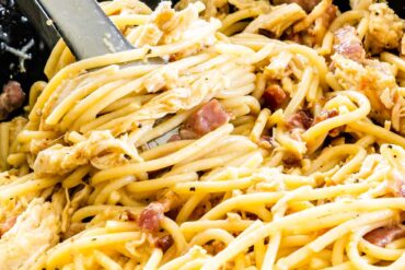 carbonara with chicken