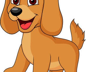 cartoon puppy