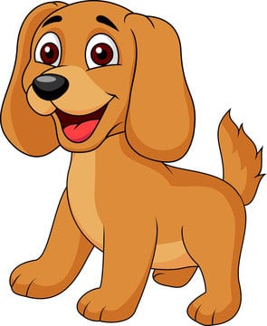 cartoon puppy