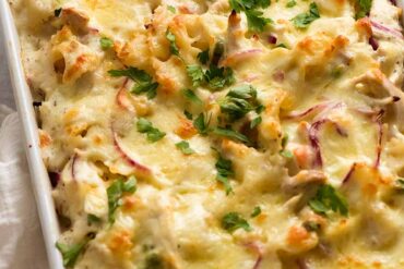 cheese sauce pasta bake