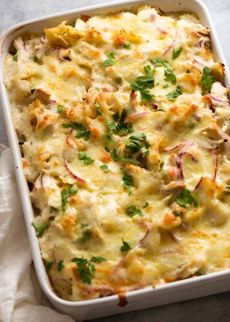 cheese sauce pasta bake